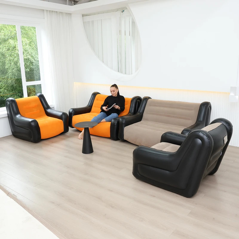 Outdoor Indoor Camping - Luftmatratze, aufblasbares Sofa, doppelter aufblasbarer Stuhl