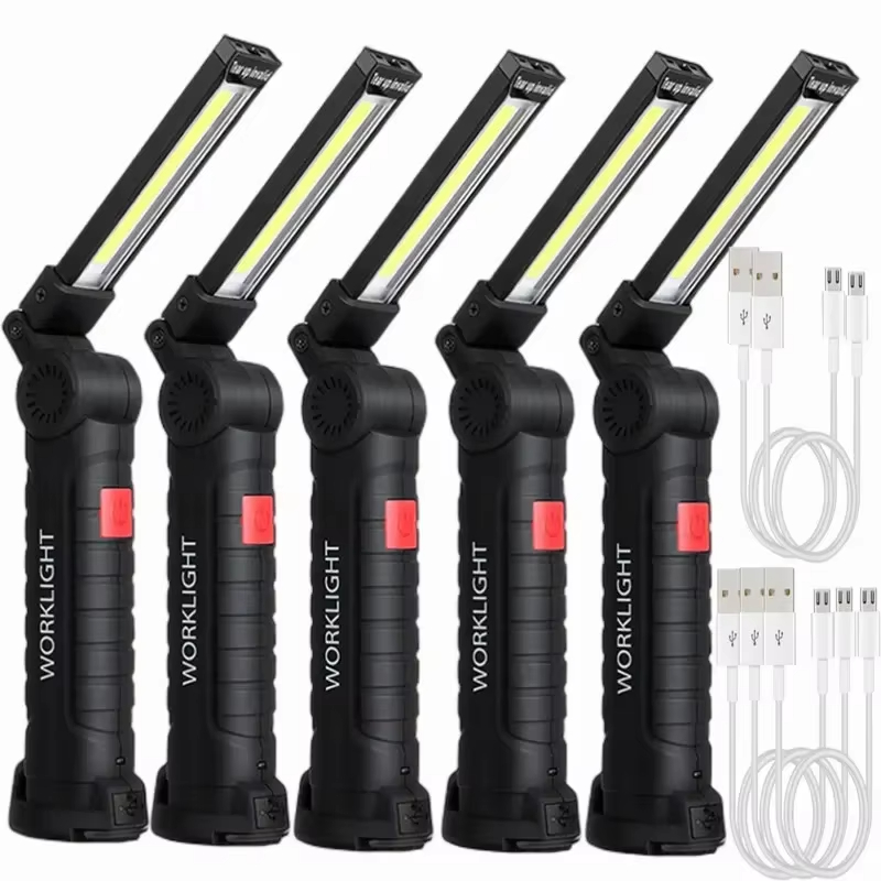 Outdoor Camping Adventure Lamp - Tragbare COB-LED-Taschenlampe, USB wiederaufladbar, Arbeitsleuchte, magnetische