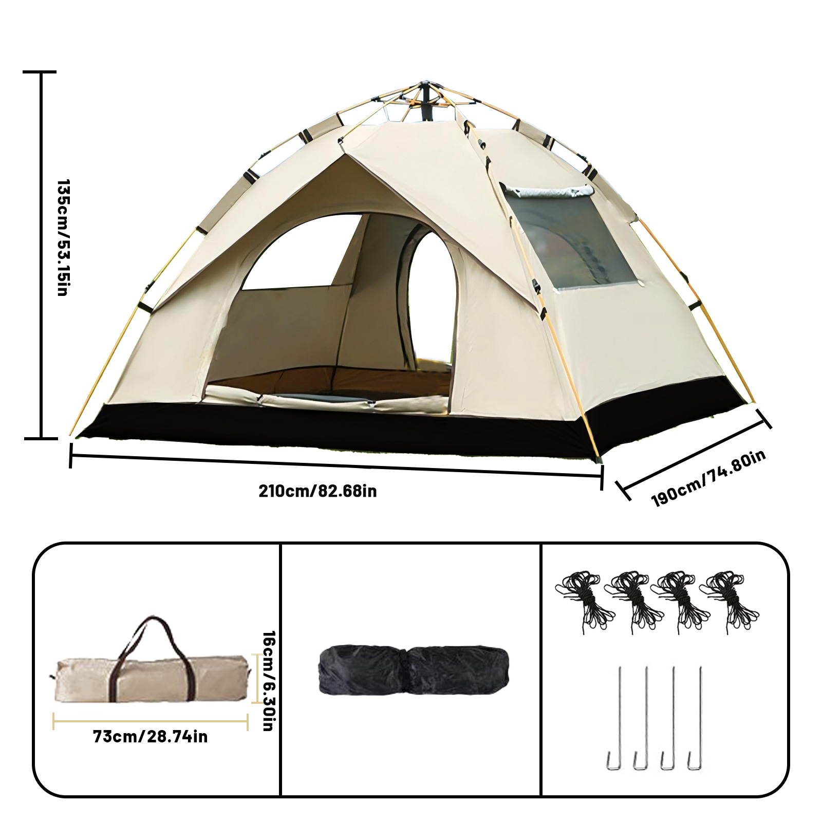 Outdoor Camping Automatic Quick Opening Tent - Automatisches Schnellöffnungszelt für den Außenbereich, automatisches