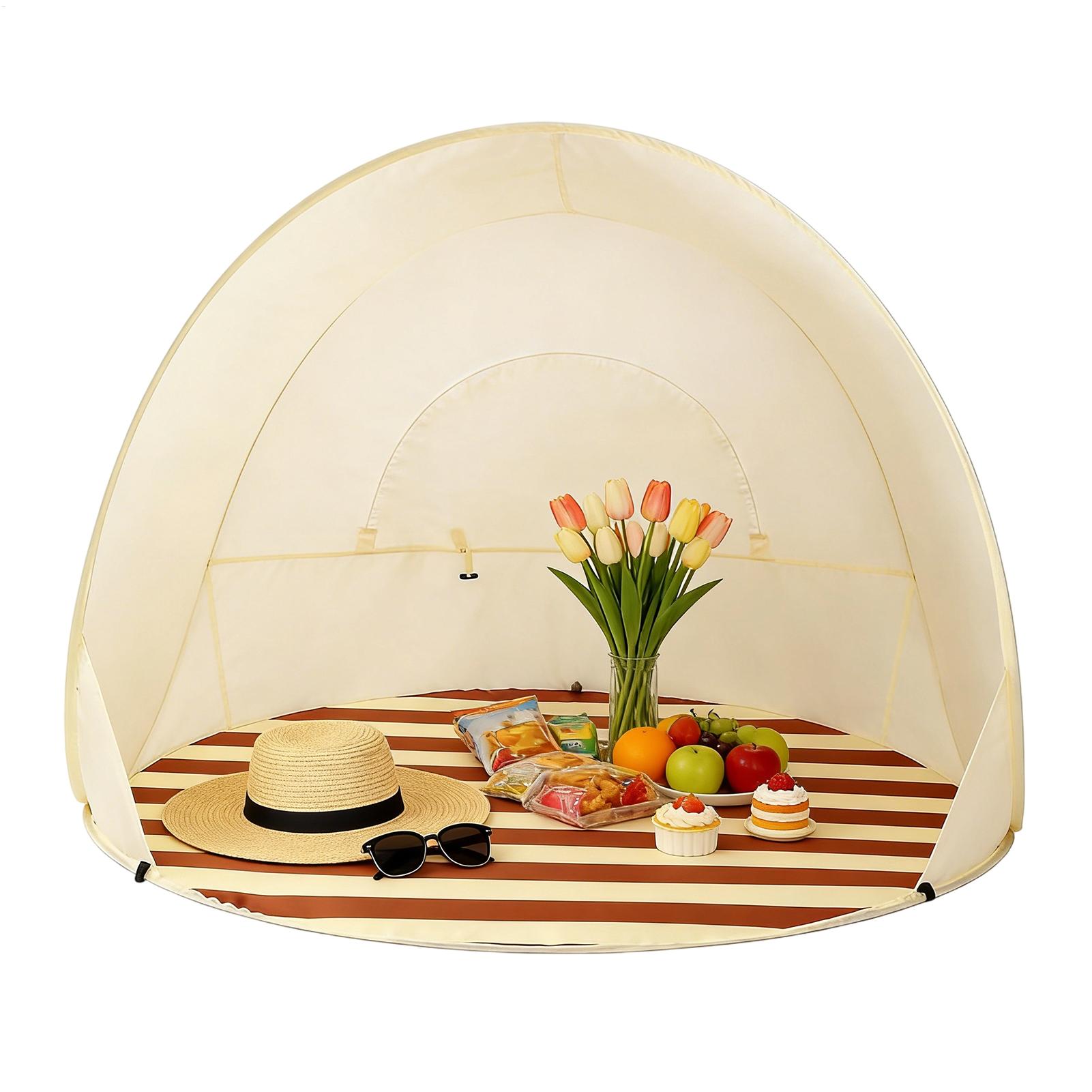 Outdoor Camping Dome - Tragbares, schnell zu öffnendes Strandzelt, großes