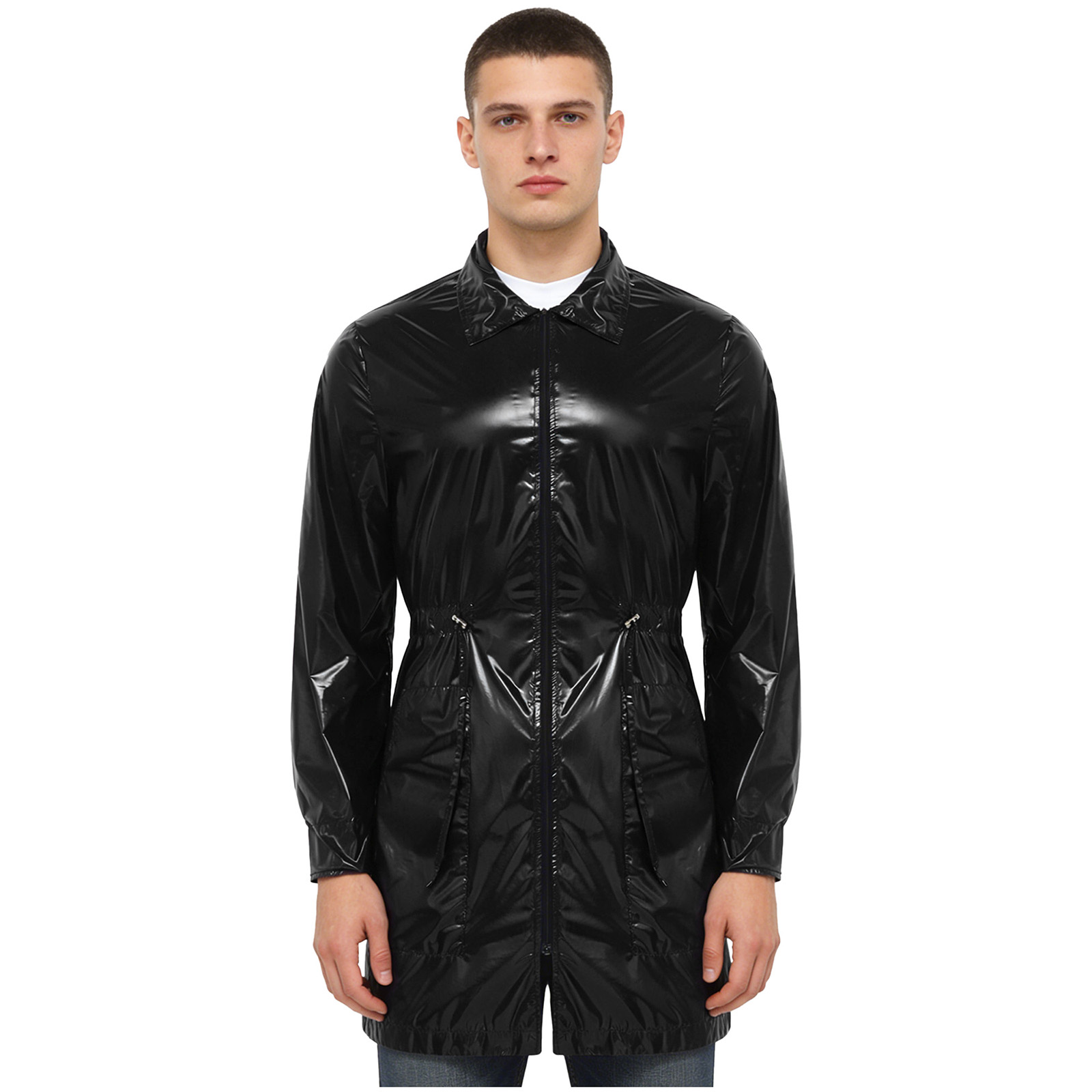 Outdoor Camping Jacket - Herren Wasserdichte Regenjacke Mantel mit Taschen