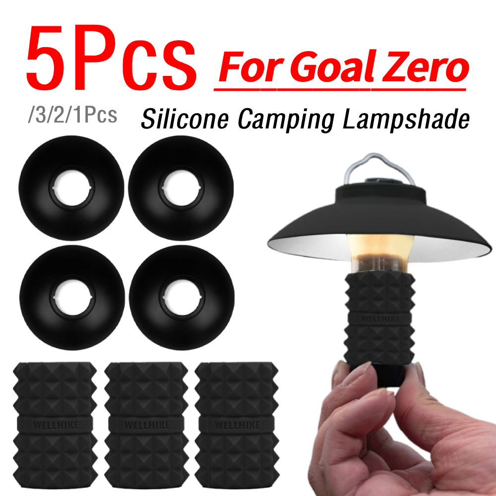 Outdoor Camping Dome - 1/2/3/5 Stück Silikon-Lampenschirm für Goal Zero
