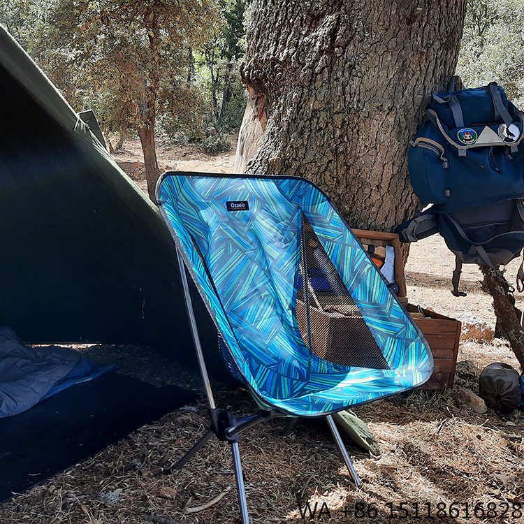 Outdoor Camping Furniture - Tragbarer Klappbarer Campingstuhl Leichter Mondstuhl Outdoor-Angelstuhl