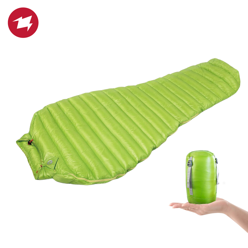 Ultralight Sleeping Bag - AEGISMAX MINI 800FP Gänsedaunenschlafsack, ultraleichter Outdoor-Camping-Wanderschlafsack