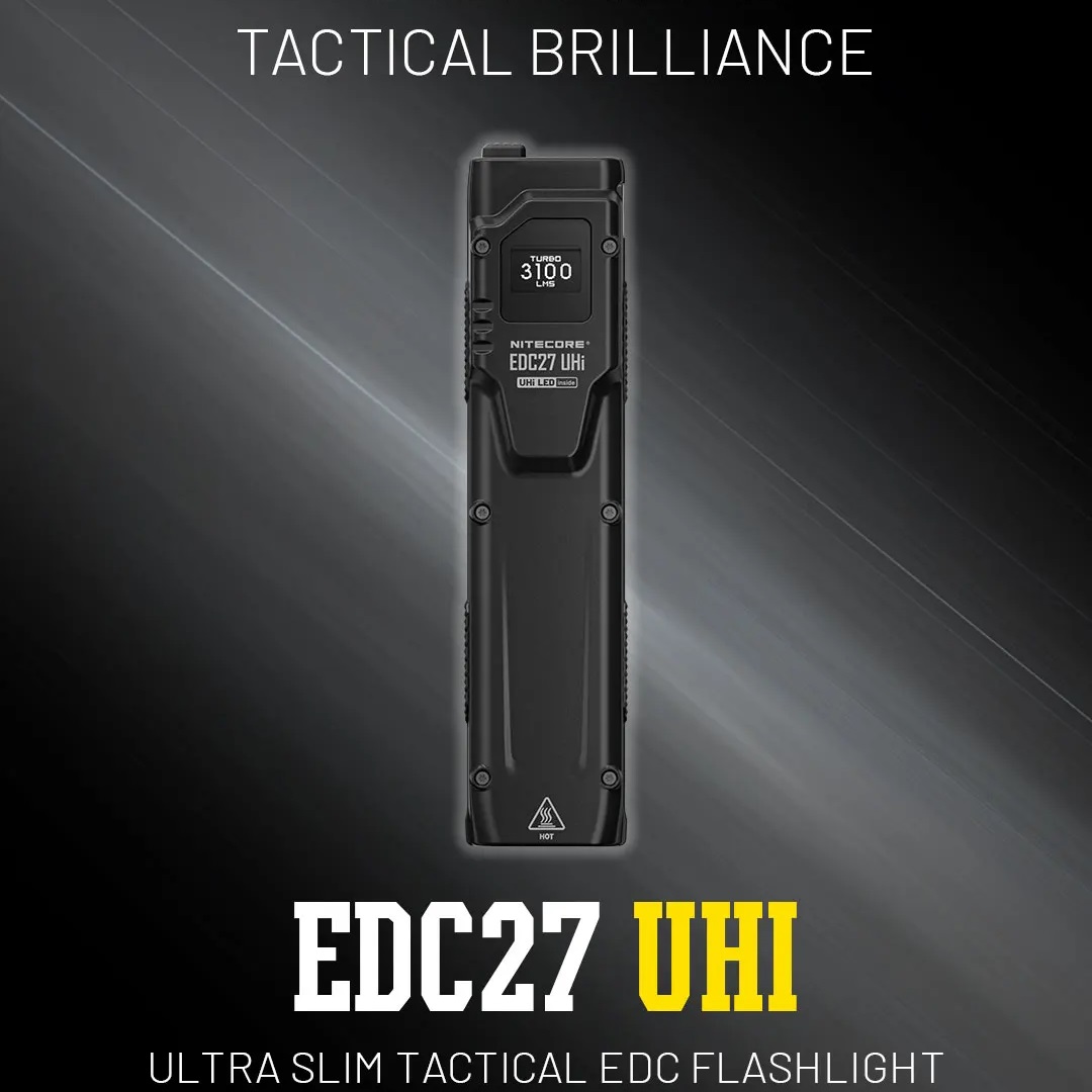 Outdoor Camping Glamping - Convoy UHi Taktische EDC-Taschenlampe, 3100 Lumen,