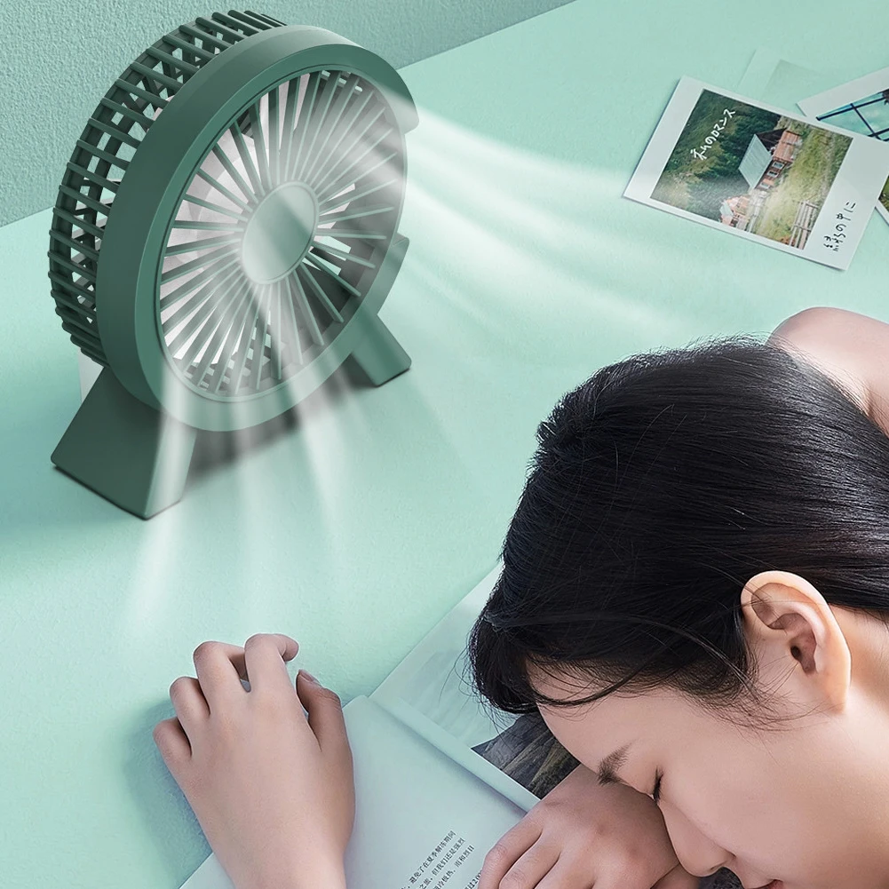 Outdoor Camping Fan - Elektrischer Mini-Ventilator, tragbare Kühlung für Laptops,