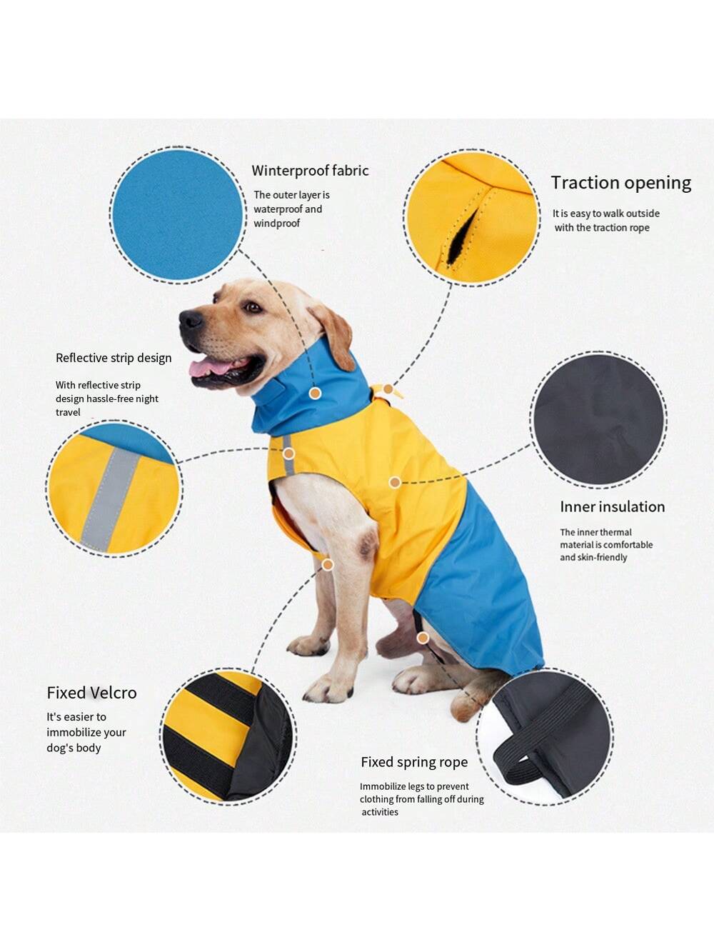 Winddichter Wasserdichter Hund – Outdoor Camping Jacket Bewertung und Preis