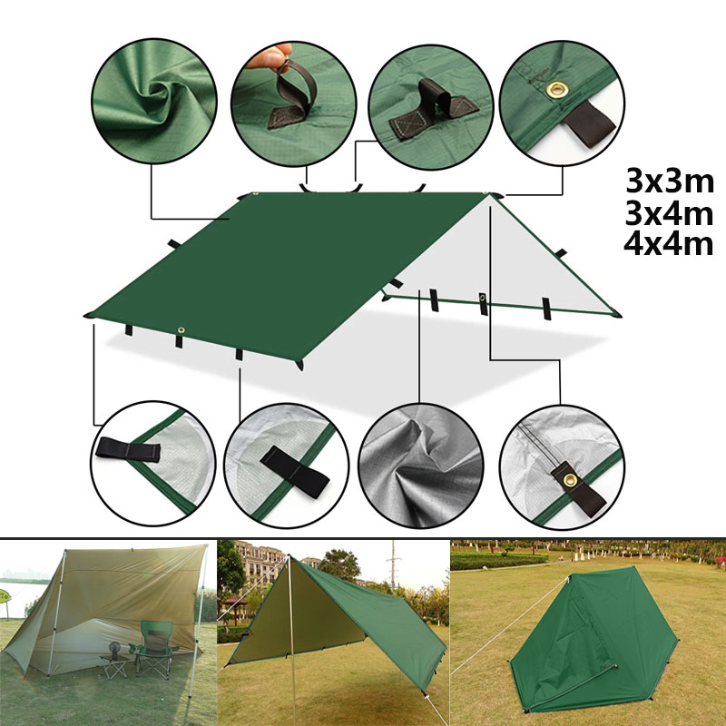 4x4m 4x3m 3x3m 19 Hänge punkte – Outdoor Camping Automatic Quick Opening Tent Bewertung und Preis