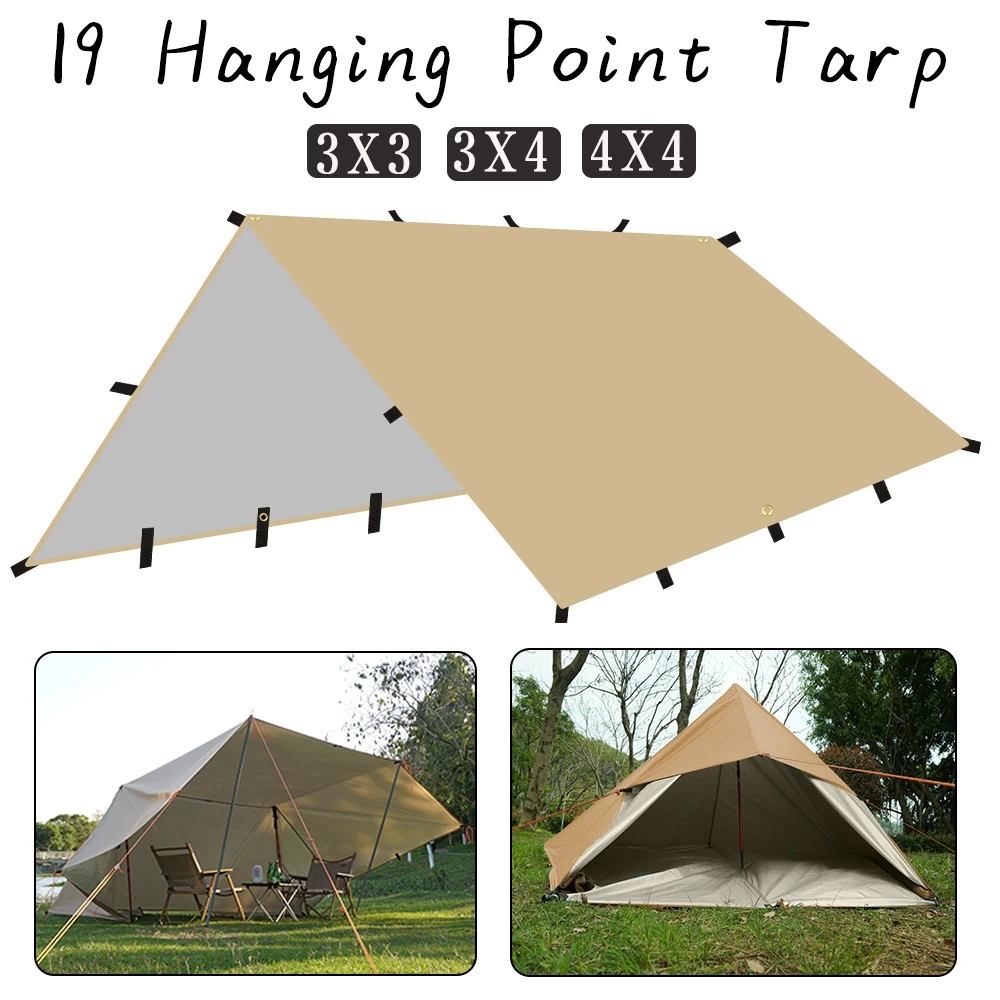 4x4m 4x3m 3x3m 19 Hänge punkte – Outdoor Camping Automatic Quick Opening Tent Bewertung und Preis