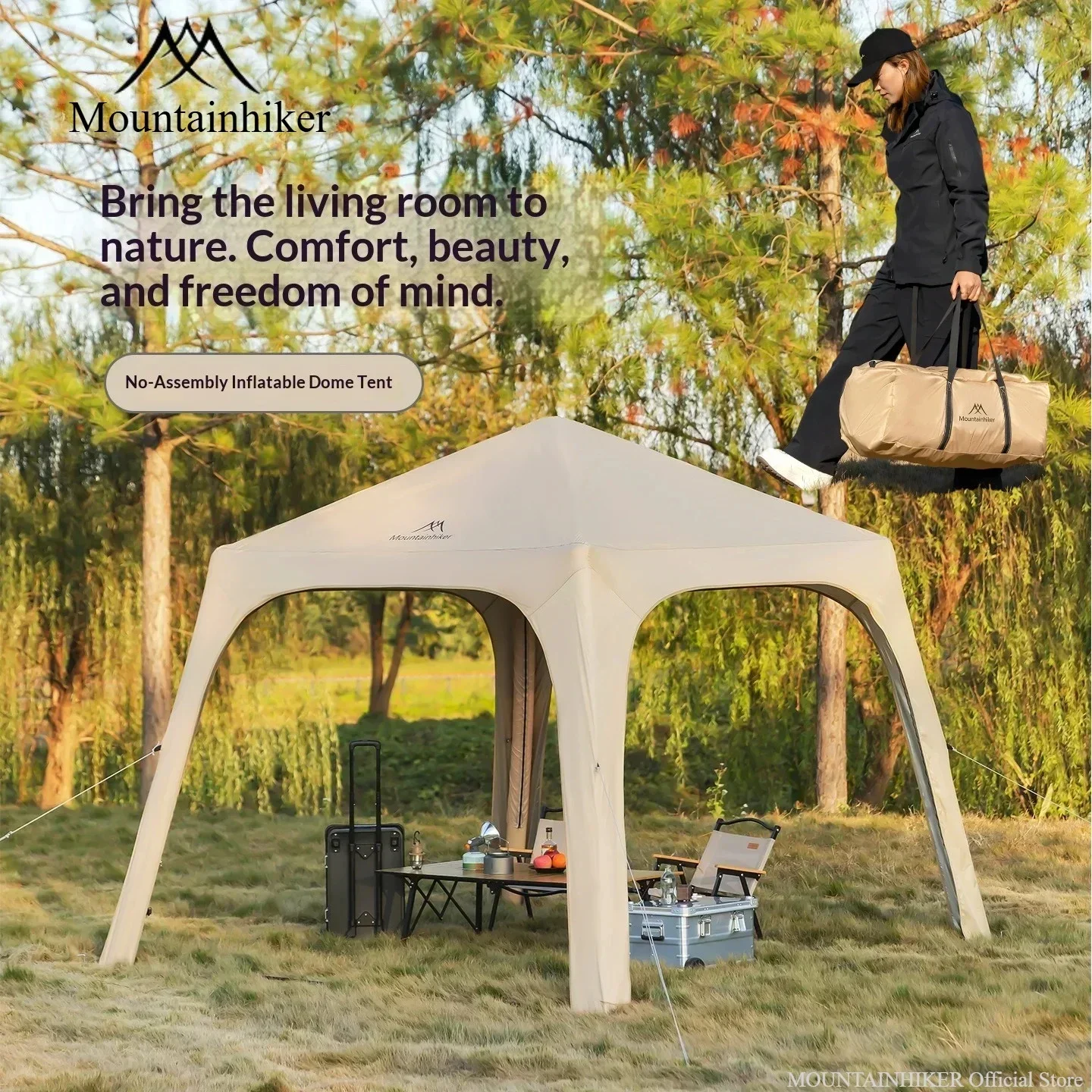 Aufblasbares Kuppelzelt, Große – Outdoor Camping Dome Bewertung und Preis