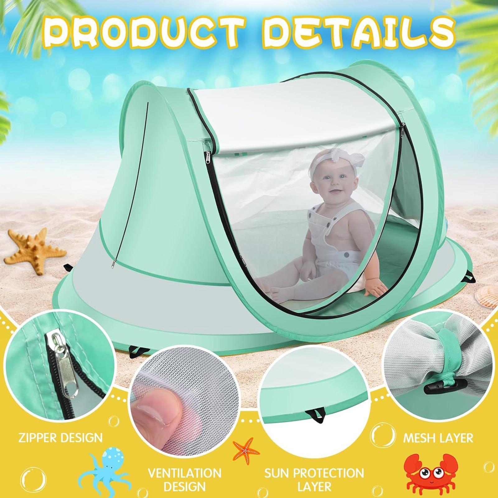 Strandzelt für Kleinkinder, UV – Outdoor Camping Dome Bewertung und Preis