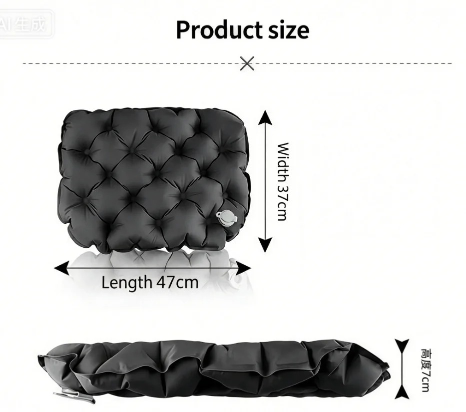 Tragbares Aufblasbares Sitzkis – Outdoor Camping Floor Mat Bewertung und Preis
