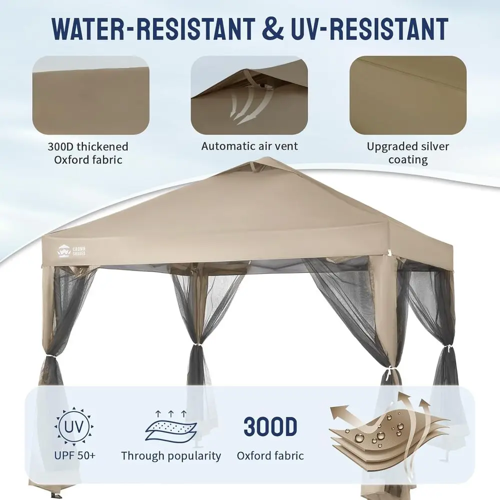 10x10 Moskitonetz-Pavillon mit – Outdoor Camping Gazebo Bewertung und Preis