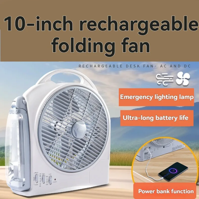 Tragbarer 10-Zoll-Energiespar- – Outdoor Camping Fan Bewertung und Preis