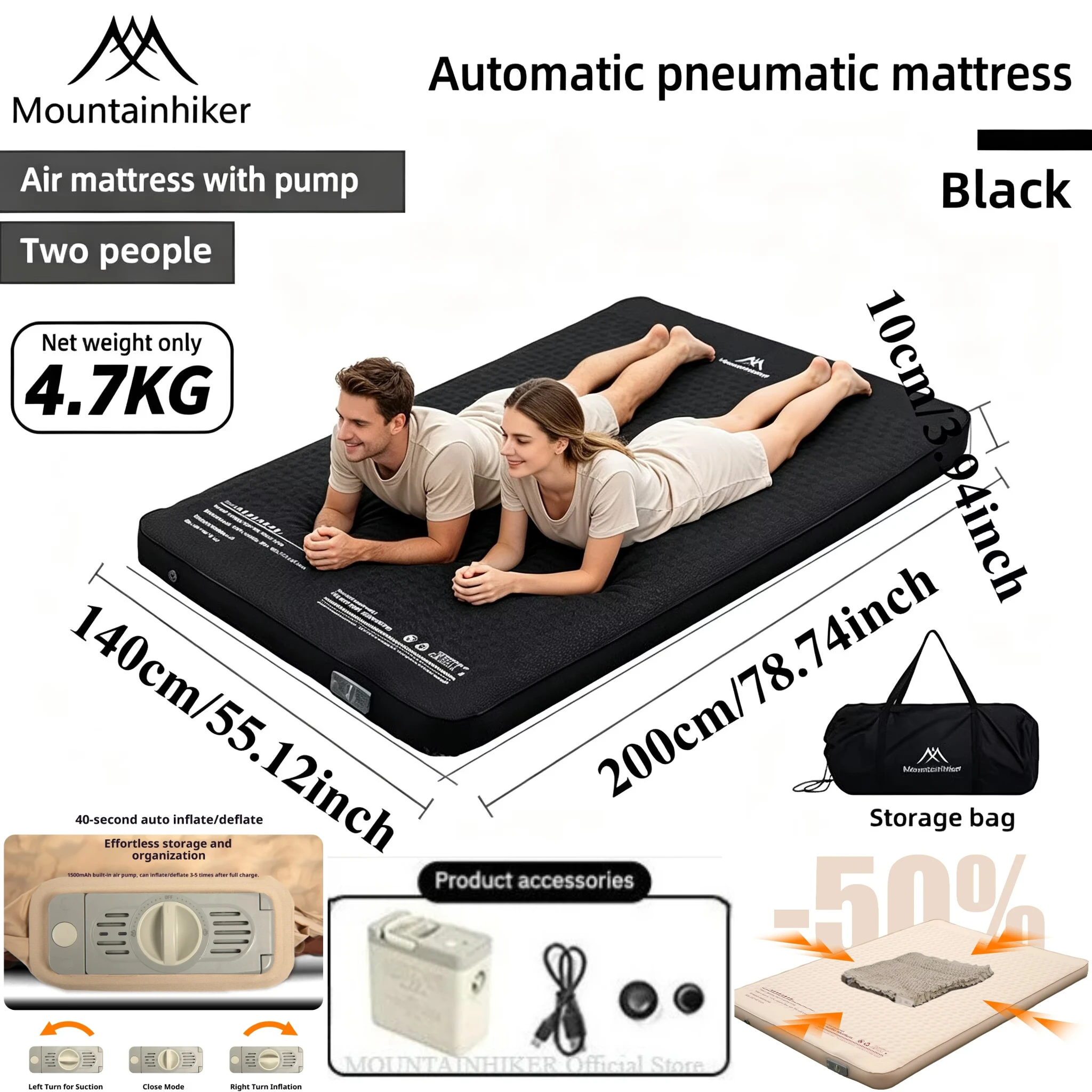 MOUNTAINHIKER Aufblasbare Matr – Outdoor Camping Floor Mat Bewertung und Preis