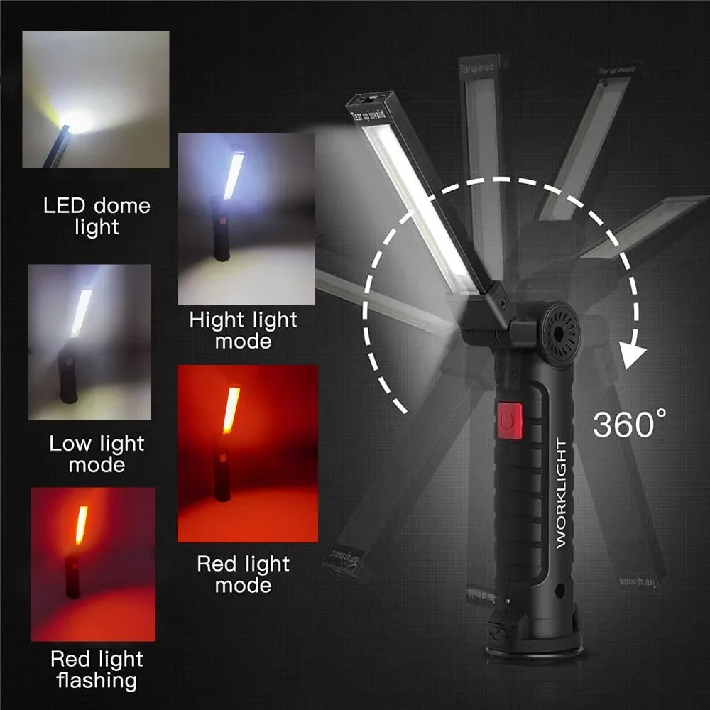 Tragbare COB-LED-Taschenlampe, – Outdoor Camping Adventure Lamp Bewertung und Preis