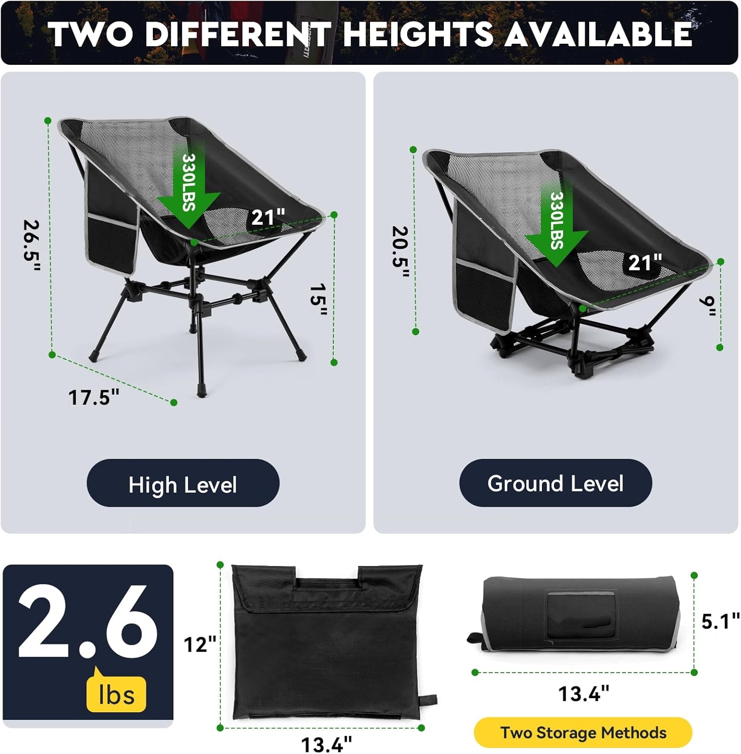 Leichter Campingstuhl, Camping – Outdoor Camping Furniture Bewertung und Preis