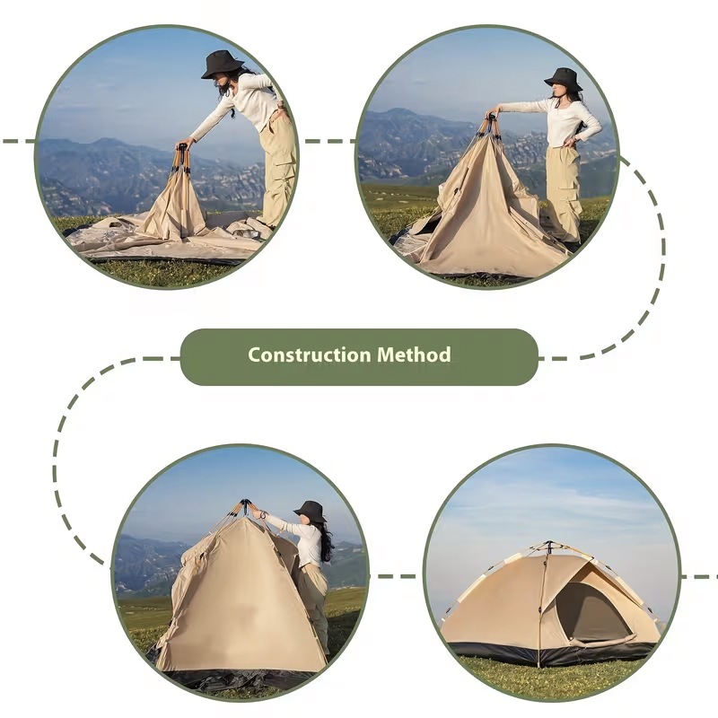 Automatisches Schnellöffnungsz – Outdoor Camping Automatic Quick Opening Tent Bewertung und Preis