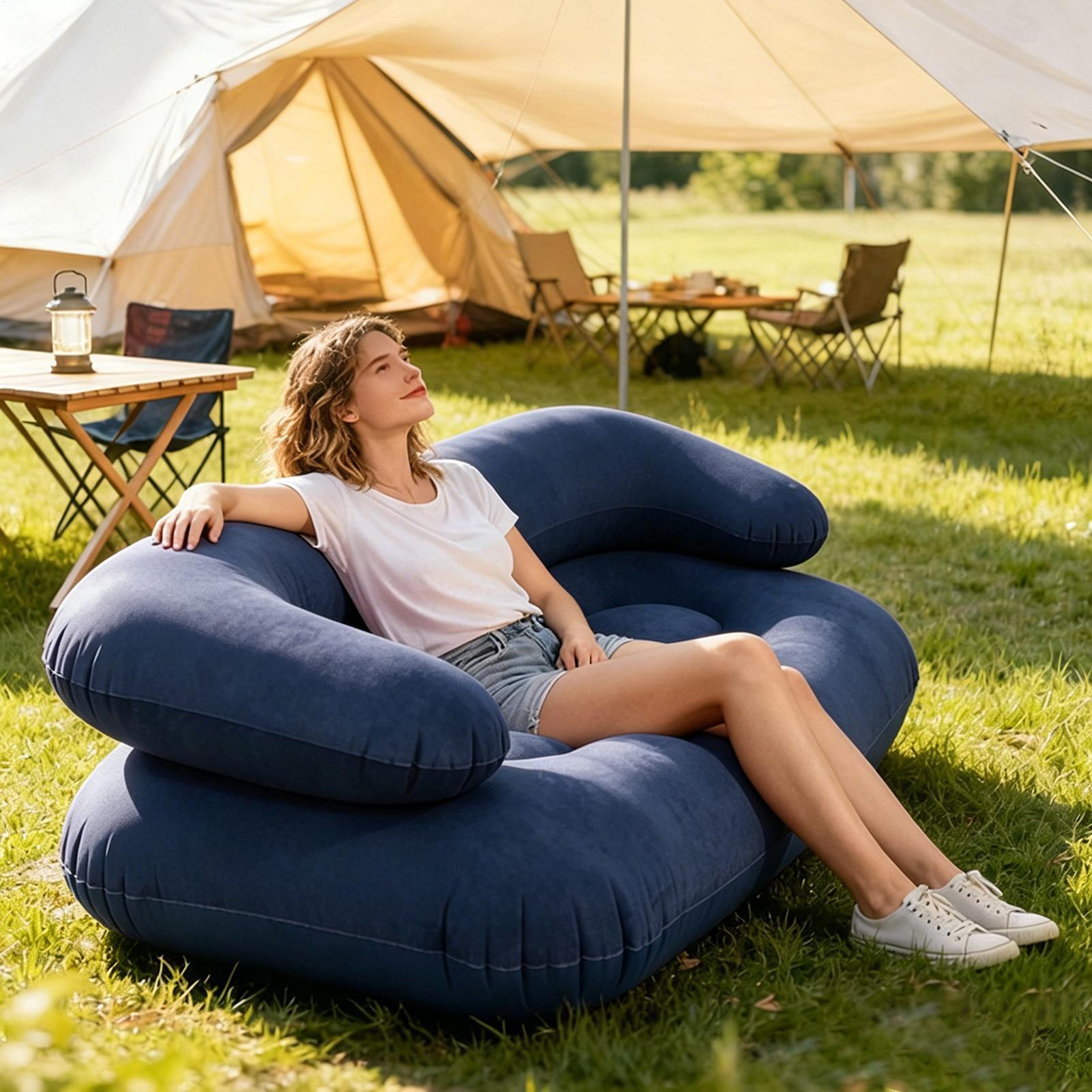 Doppeltes Aufblasbares Luftsof – Outdoor Indoor Camping Bewertung und Preis