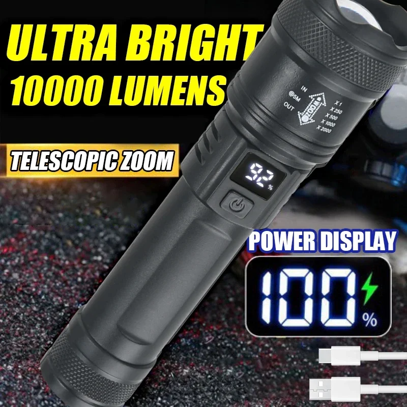9900lm leistungs starke LED-Ta – Outdoor Camping Adventure Lamp Bewertung und Preis