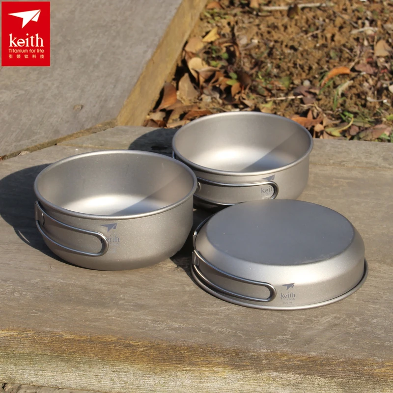Keith 3pcs Titan Kochgeschirr  – Outdoor Camping Cooking Set Bewertung und Preis
