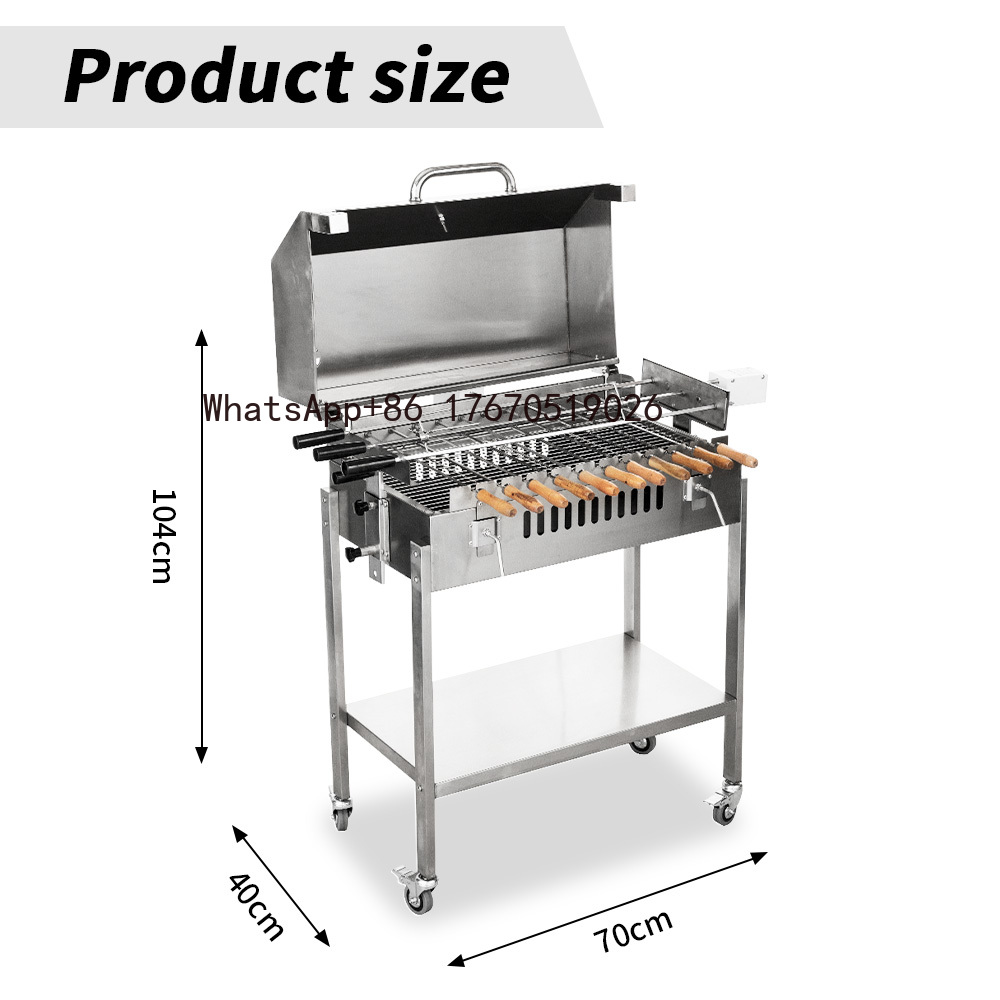 Moderner großer Holzkohlegrill – Outdoor Indoor Camping Bewertung und Preis