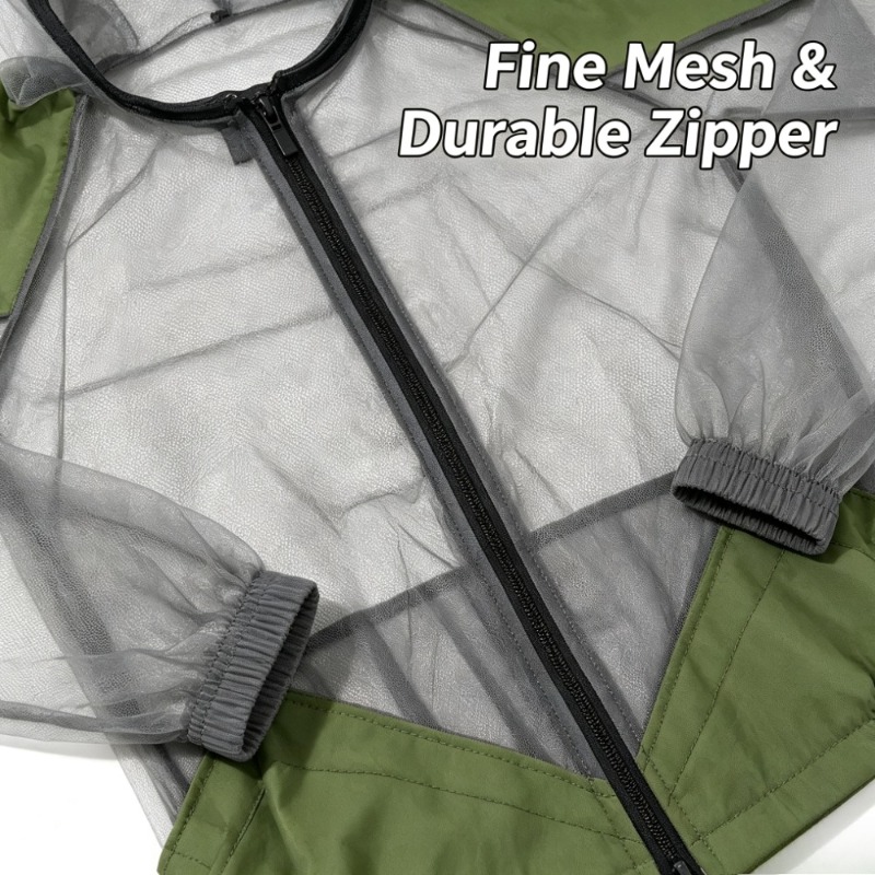 Outdoor-Mückenschutzanzug mit  – Outdoor Camping Jacket Bewertung und Preis