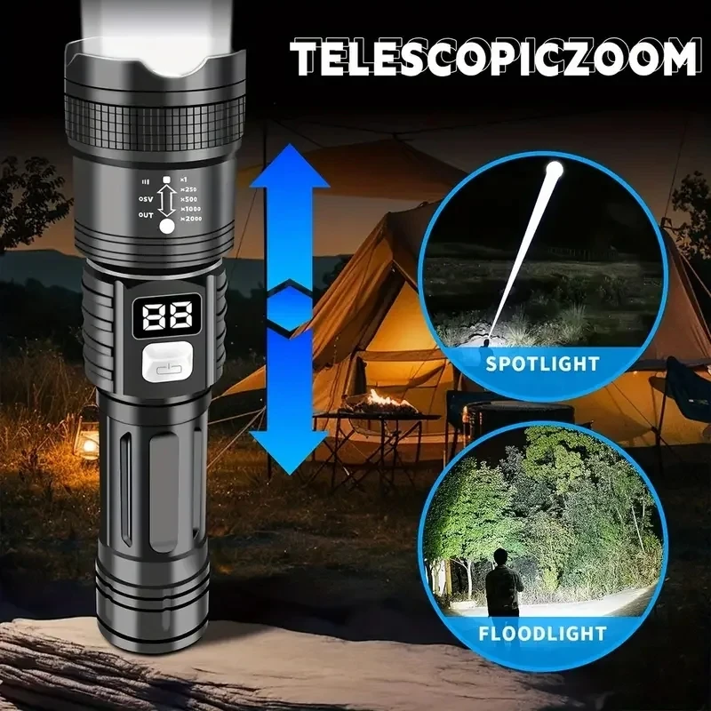 100000LM superhelle LED-Tasche – Outdoor Camping Adventure Lamp Bewertung und Preis