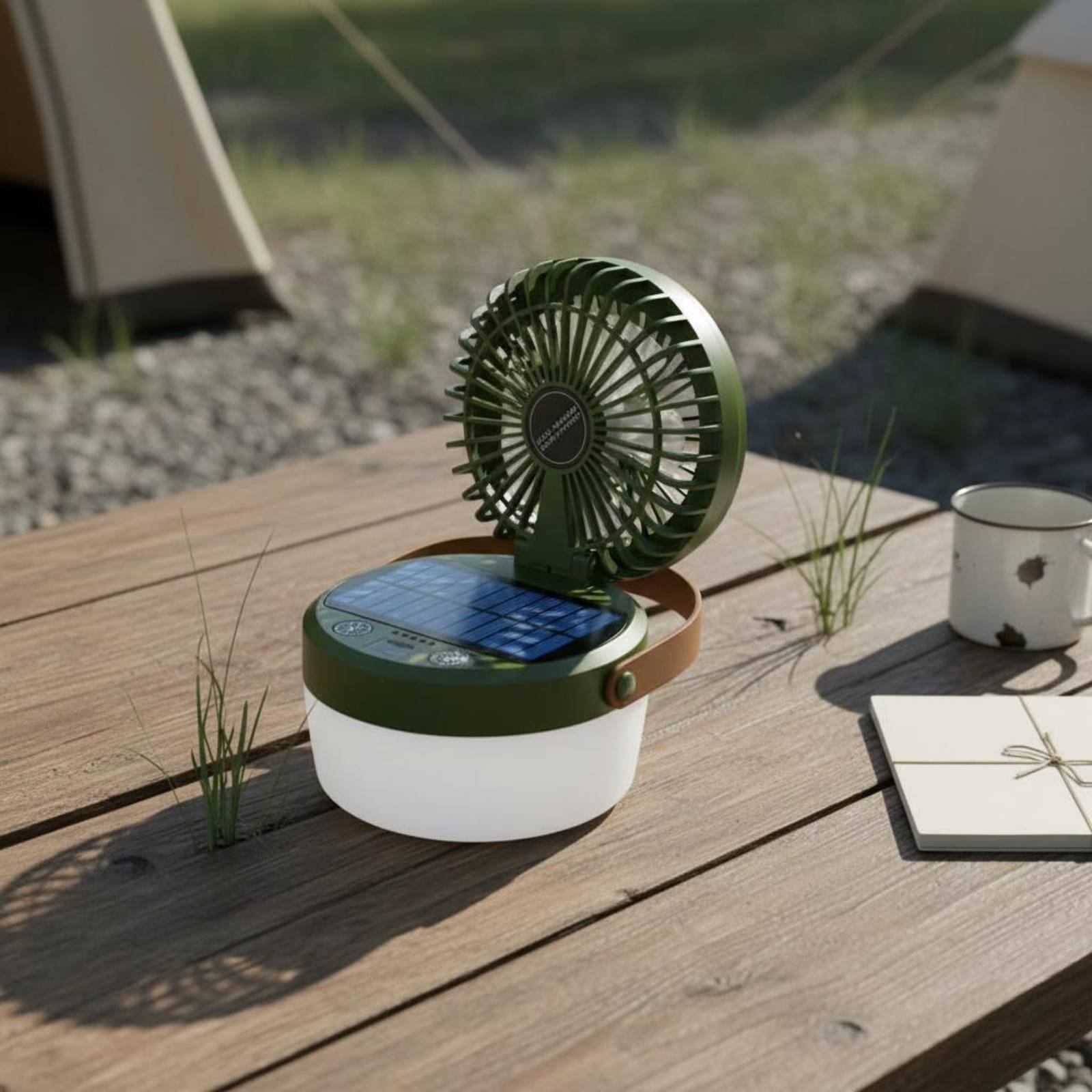 Solar-Camping-Ventilator-Later – Outdoor Camping Fan Bewertung und Preis