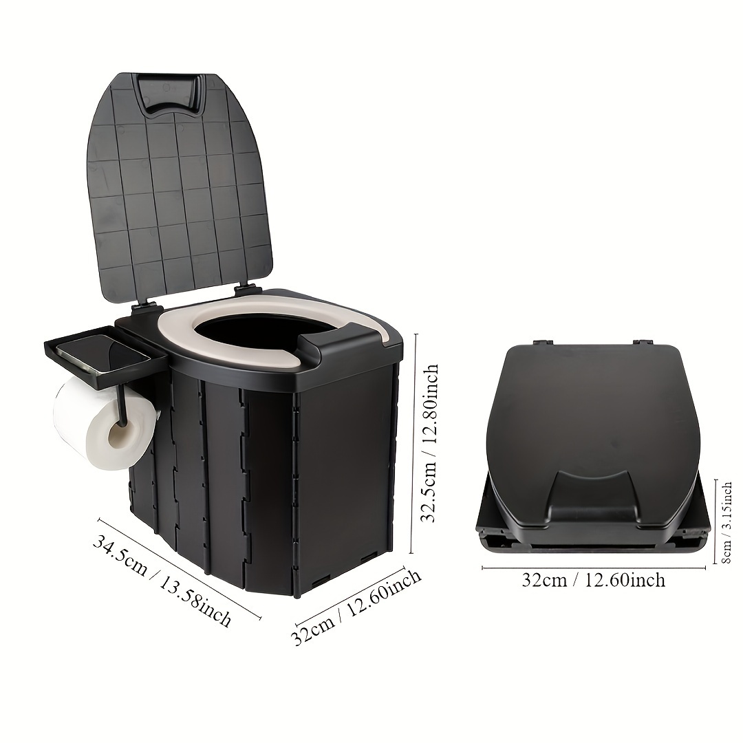 Tragbare Klapptoilette mit PU- – Outdoor Camping Floor Mat Bewertung und Preis
