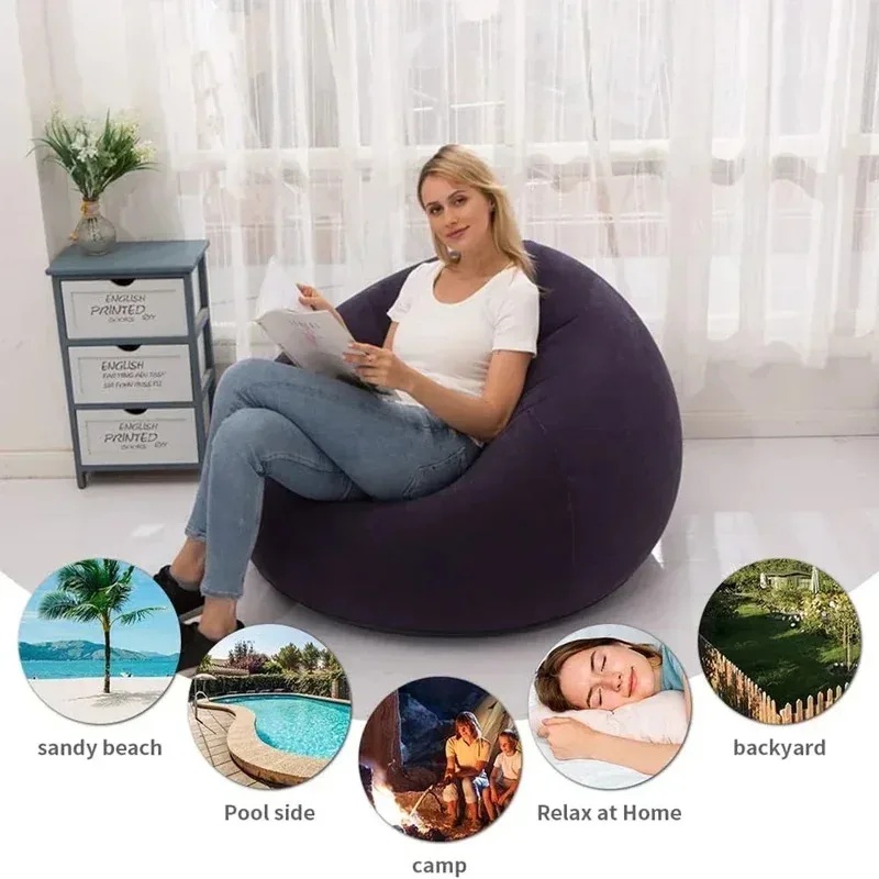 Großer aufblasbarer Lazy-Sofa- – Outdoor Camping Couch Bewertung und Preis
