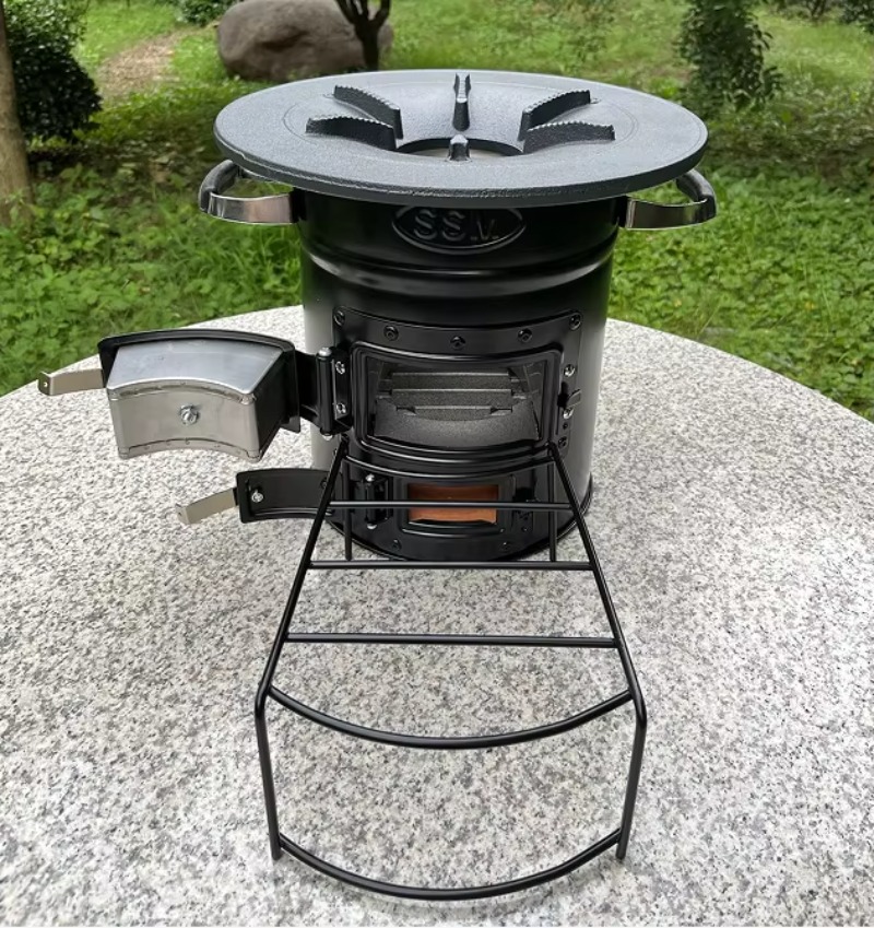 【Beliebt】Zweitüriger Holzofen  – Outdoor Indoor Camping Bewertung und Preis