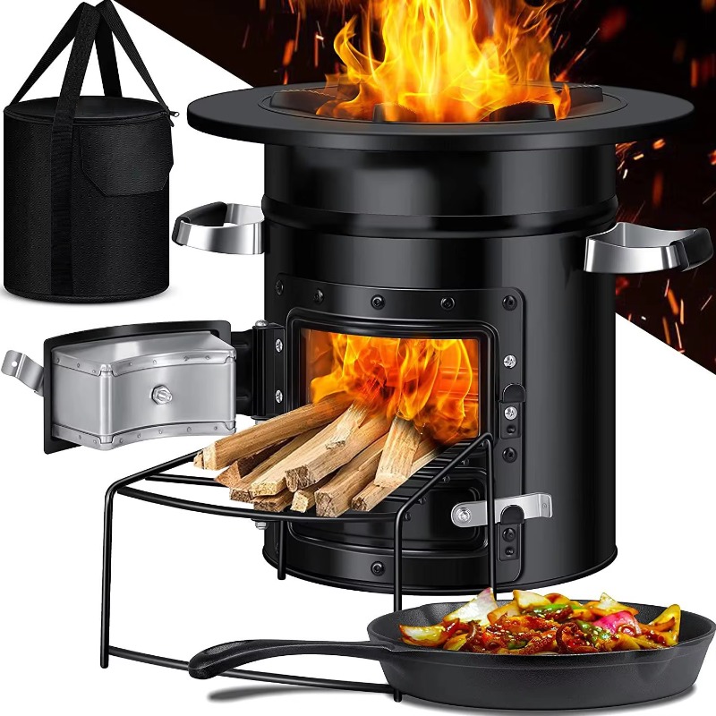 【Beliebt】Zweitüriger Holzofen  – Outdoor Indoor Camping Bewertung und Preis