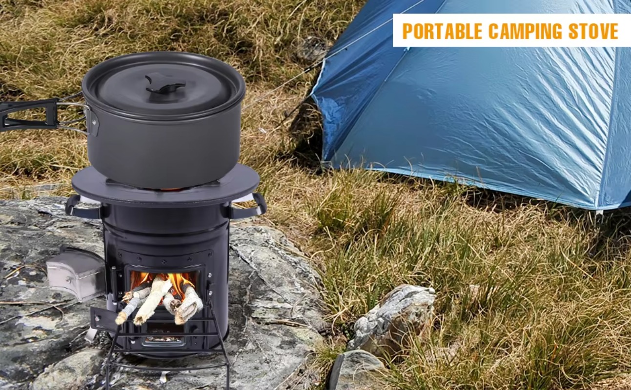 【Beliebt】Zweitüriger Holzofen  – Outdoor Indoor Camping Bewertung und Preis