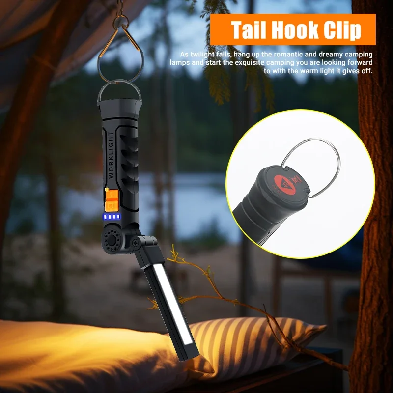 Tragbare COB-LED-Taschenlampe, – Outdoor Camping Glamping Bewertung und Preis