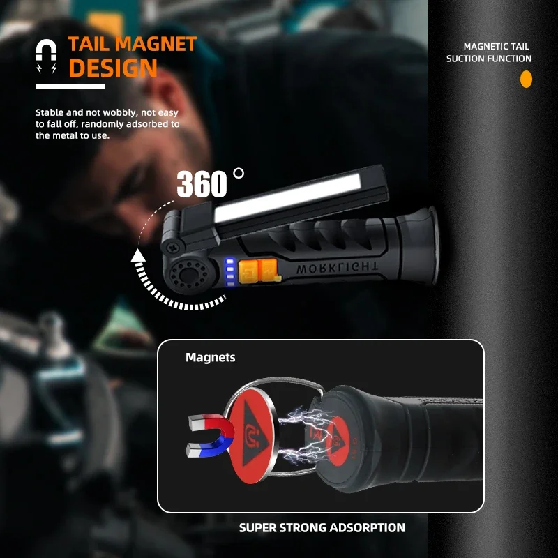 Tragbare COB-LED-Taschenlampe, – Outdoor Camping Glamping Bewertung und Preis