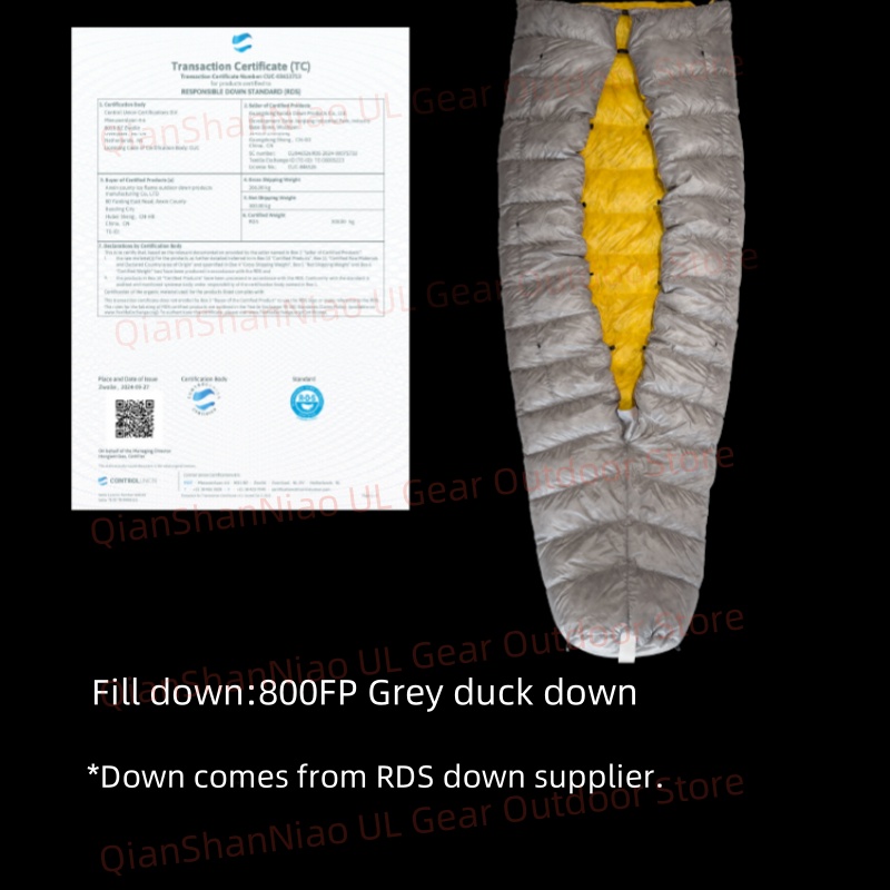 Ice Flame JI NXT 800FP Mumie-S – Ultralight Sleeping Bag Bewertung und Preis