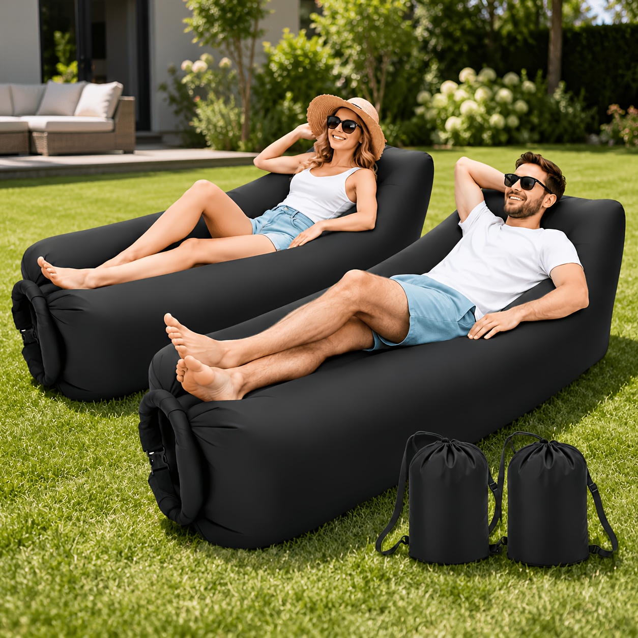 Aufblasbares 4-in-1 Sofa-Set – – Outdoor Camping Couch Bewertung und Preis