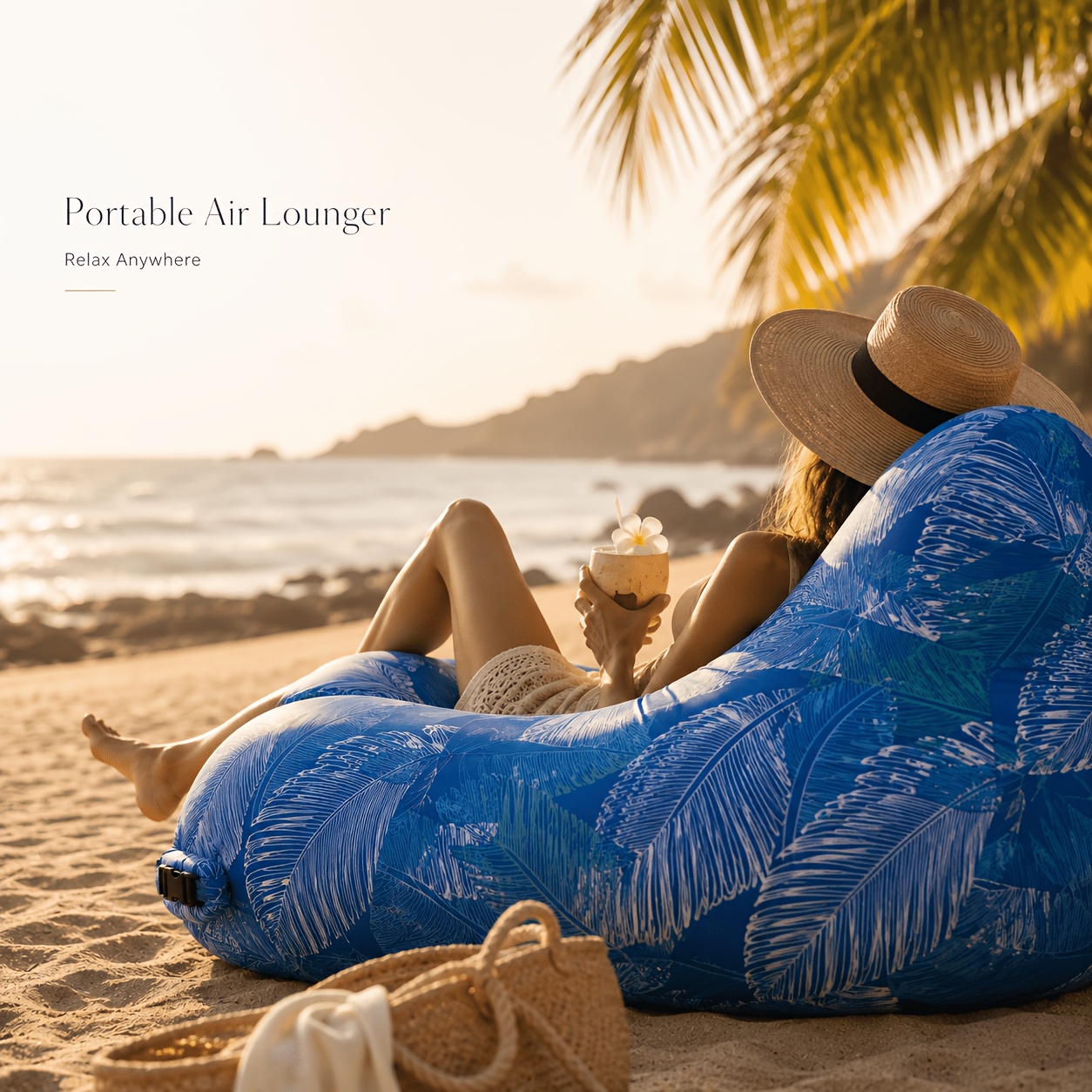 Tragbarer Luft-Lounger, aufbla – Outdoor Camping Couch Bewertung und Preis