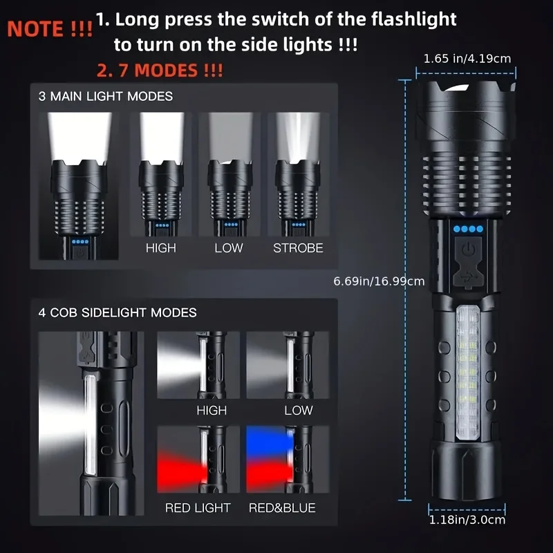 Leistungsstarke LED-Taschenlam – Outdoor Camping Adventure Lamp Bewertung und Preis