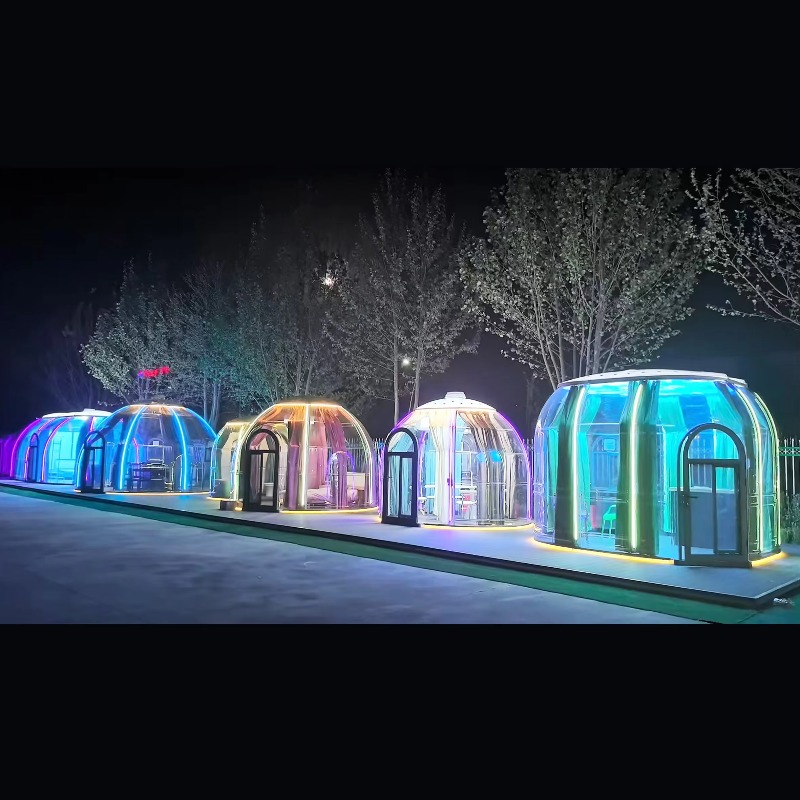 Transparentes Polycarbonat-Gla – Outdoor Camping Dome Bewertung und Preis