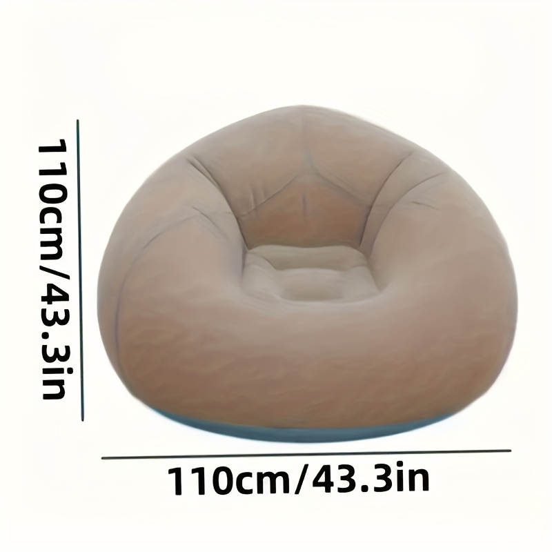 Flockter aufblasbarer PVC-Sofa – Outdoor Camping Couch Bewertung und Preis